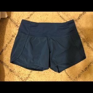 Royal blue lululemon run time short